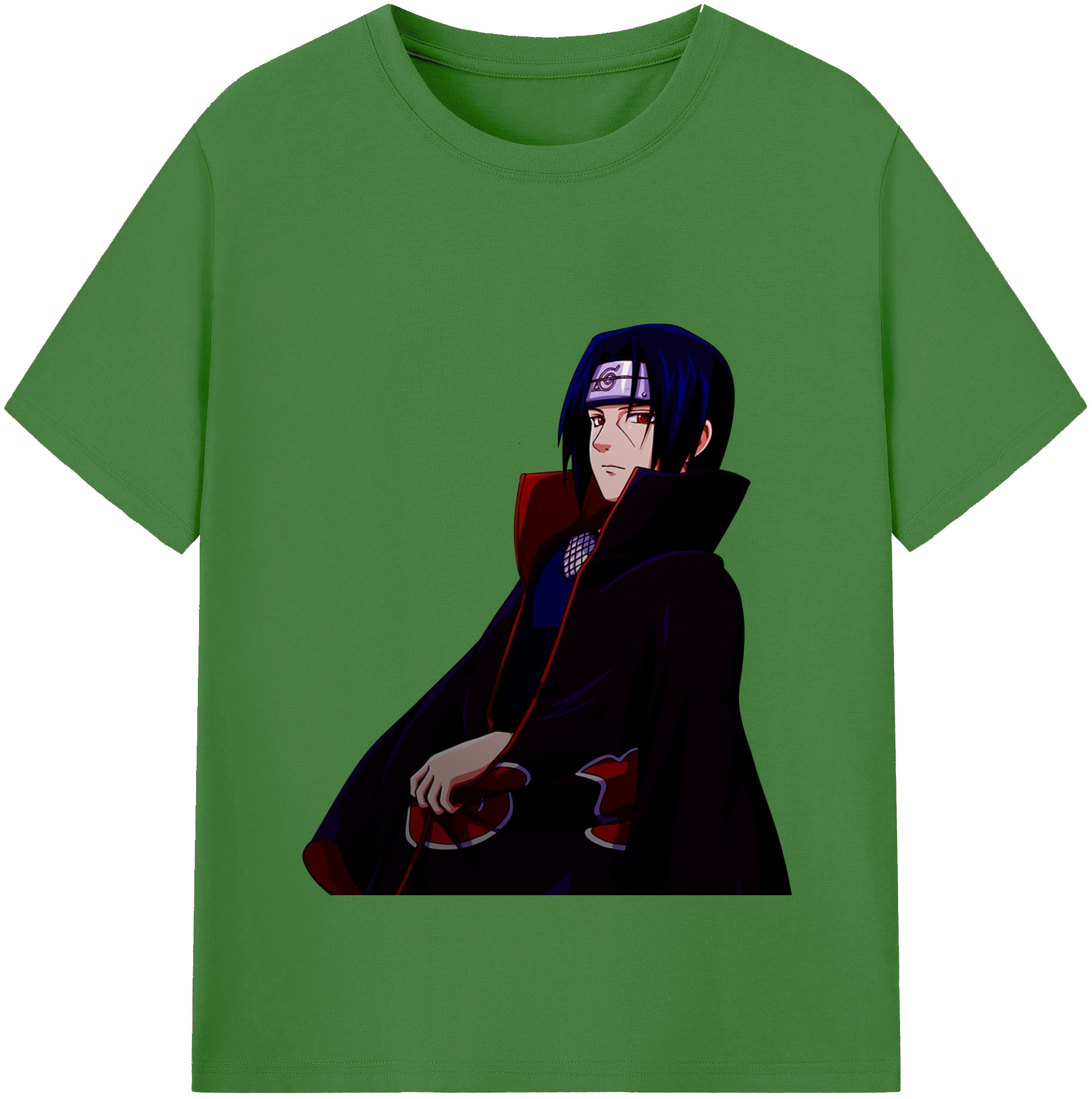 （画像用） NARUTO -ナルト- うちは イタチ Uchiha Itachi レディースカジュアルプリントTシャツ（綿100％）